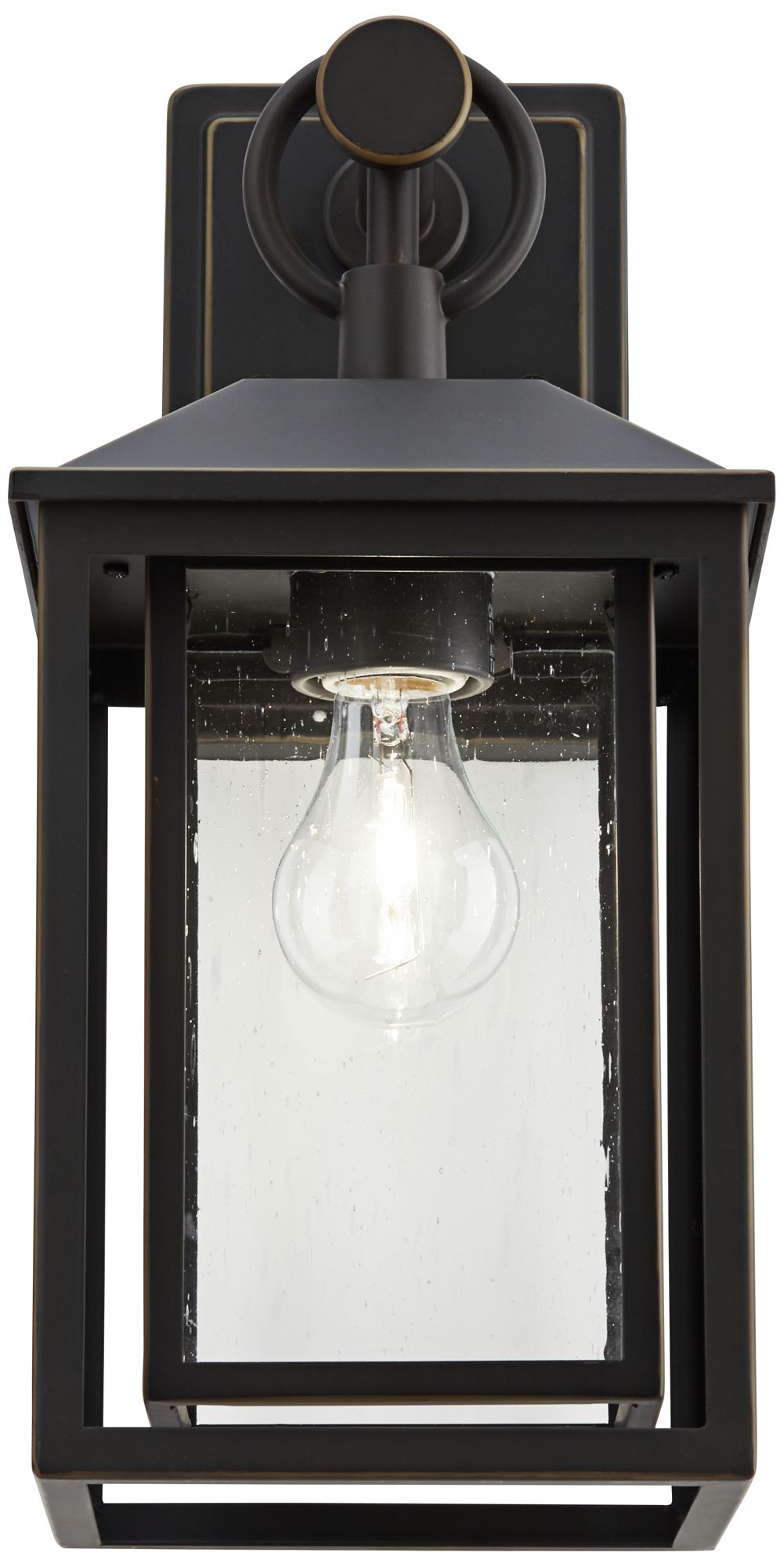 Image 5 Franklin Iron Works Califa 15 1/4" Bronze Textured Glass Outdoor Light more views