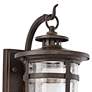 Thumbnail3 of Franklin Iron Works Callaway 11 1/2" Rustic Bronze LED Outdoor Light more views