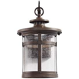 Image4 of Franklin Iron Works Callaway 11 1/2" Rustic Bronze LED Outdoor Light more views