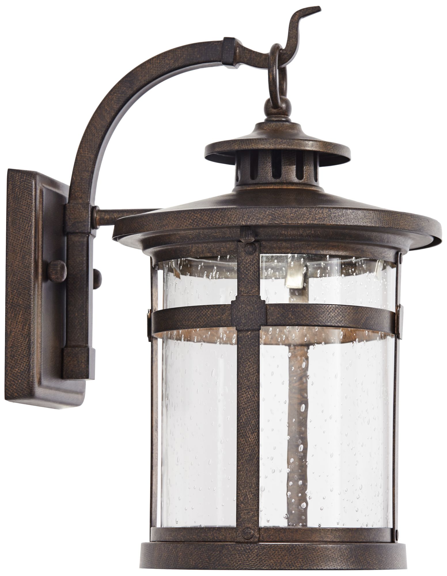 Image 6 Franklin Iron Works Callaway 11 1/2" Rustic Bronze LED Outdoor Light more views