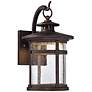 Thumbnail3 of Franklin Iron Works Callaway 14 1/2" Bronze LED Lantern Outdoor Light