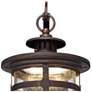 Thumbnail4 of Franklin Iron Works Callaway 14 1/2" Bronze LED Lantern Outdoor Light more views