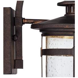 Image5 of Franklin Iron Works Callaway 14 1/2" Bronze LED Lantern Outdoor Light more views