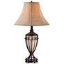 Franklin Iron Works Cardiff 33" Night Light Table Lamp with Dimmer