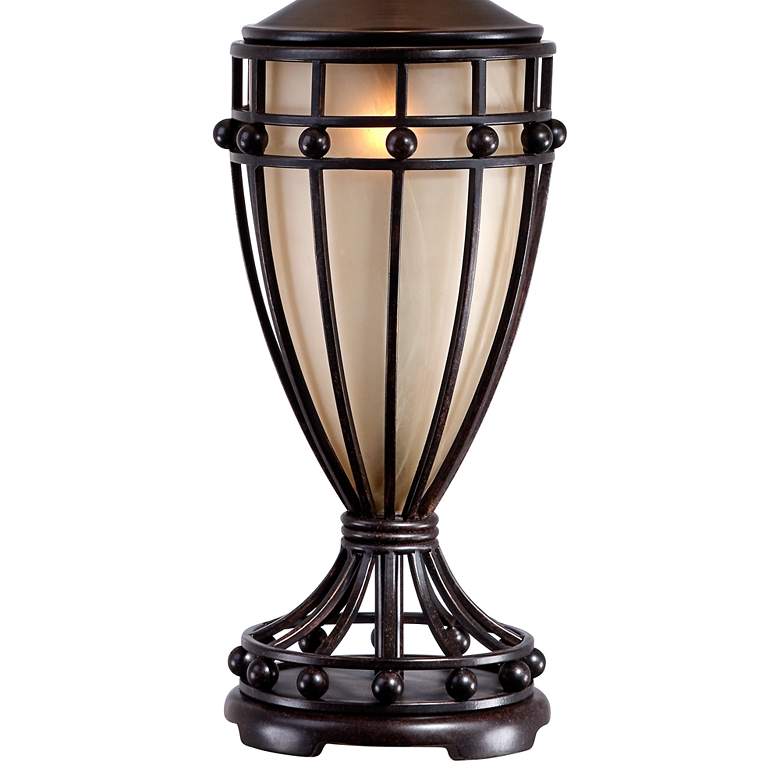 Image 5 Franklin Iron Works Cardiff 33" Night Light Table Lamp with Dimmer more views