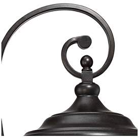 Image3 of Franklin Iron Works Carriage 26 3/4" Bronze 3-Light Outdoor Wall Light more views
