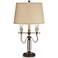 Franklin Iron Works Carter Adjustable 2-Arm Table Lamp