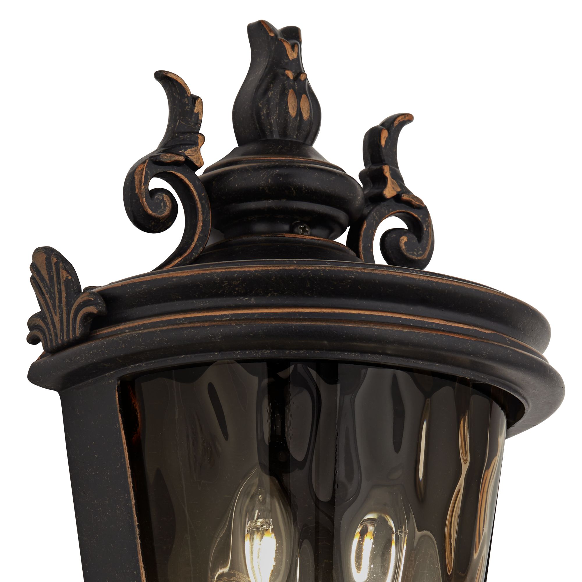 Image 3 Franklin Iron Works Casa Marseille 17" Veranda Bronze Outdoor Wall Lt more views