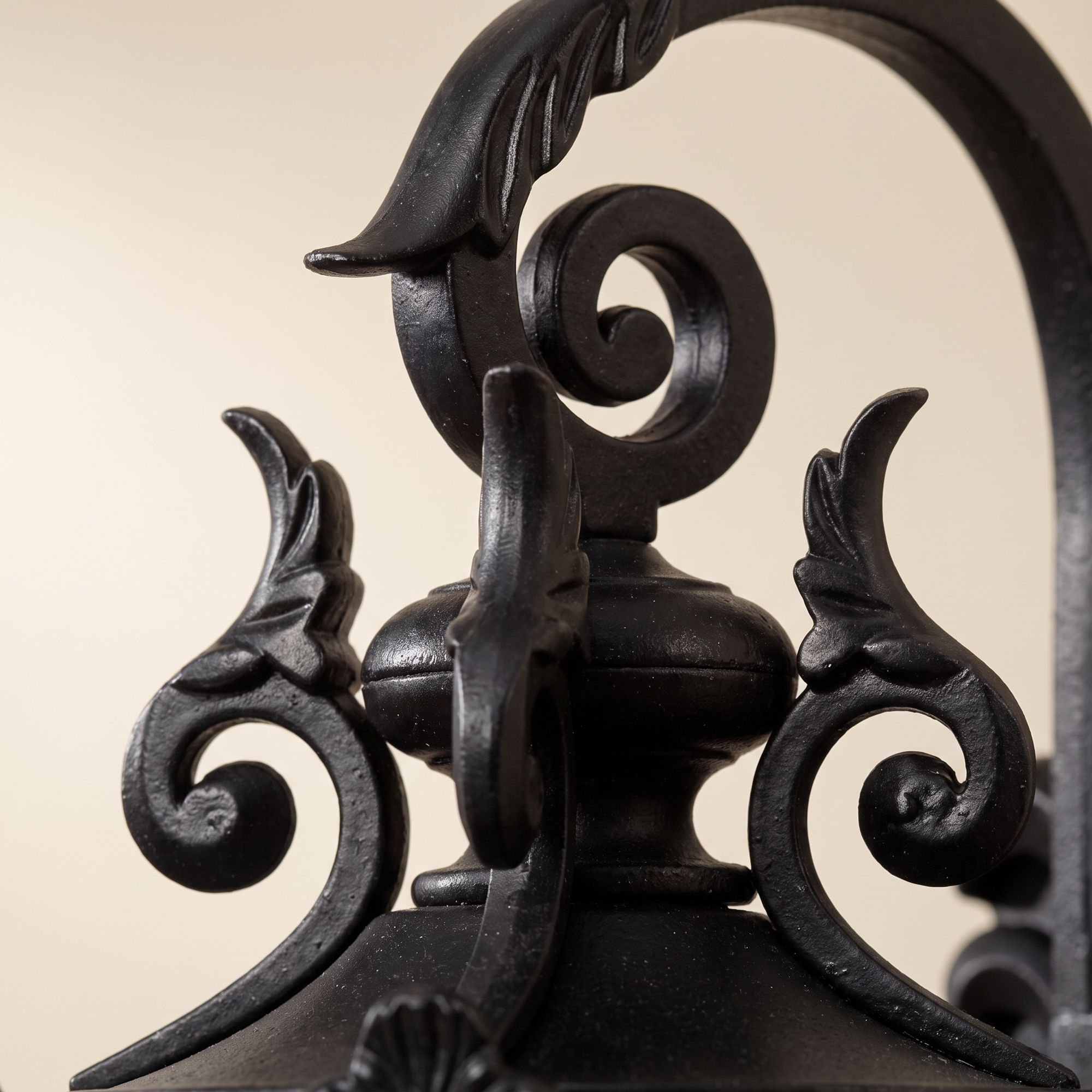 Image 5 Franklin Iron Works Casa Marseille 19" Black Scroll Outdoor Wall Light more views