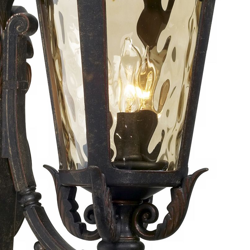 Image 4 Franklin Iron Works Casa Marseille 22" High Bronze Outdoor Wall Light more views