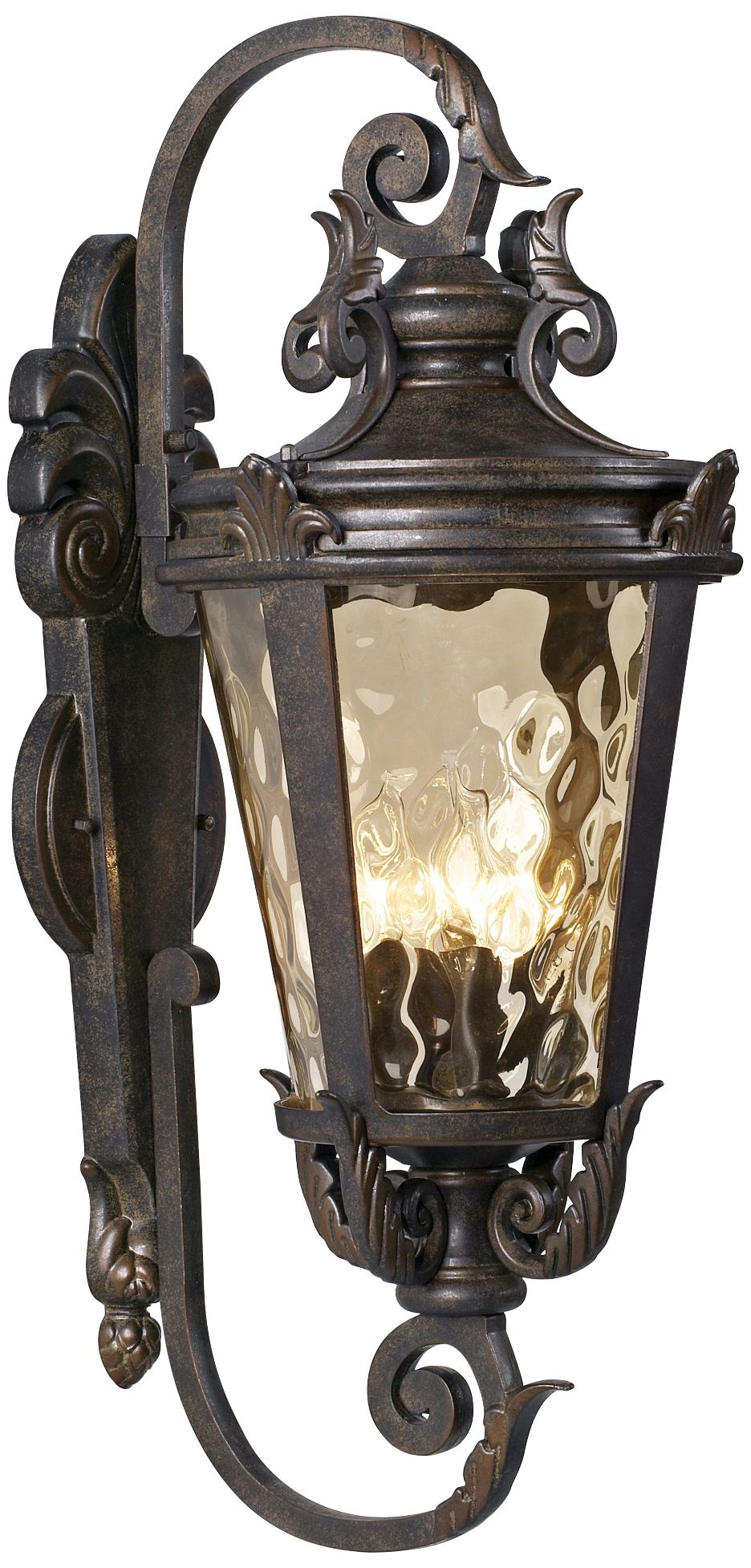 Franklin Iron Works Casa Marseille 27 1/2"H Bronze Outdoor Wall Light