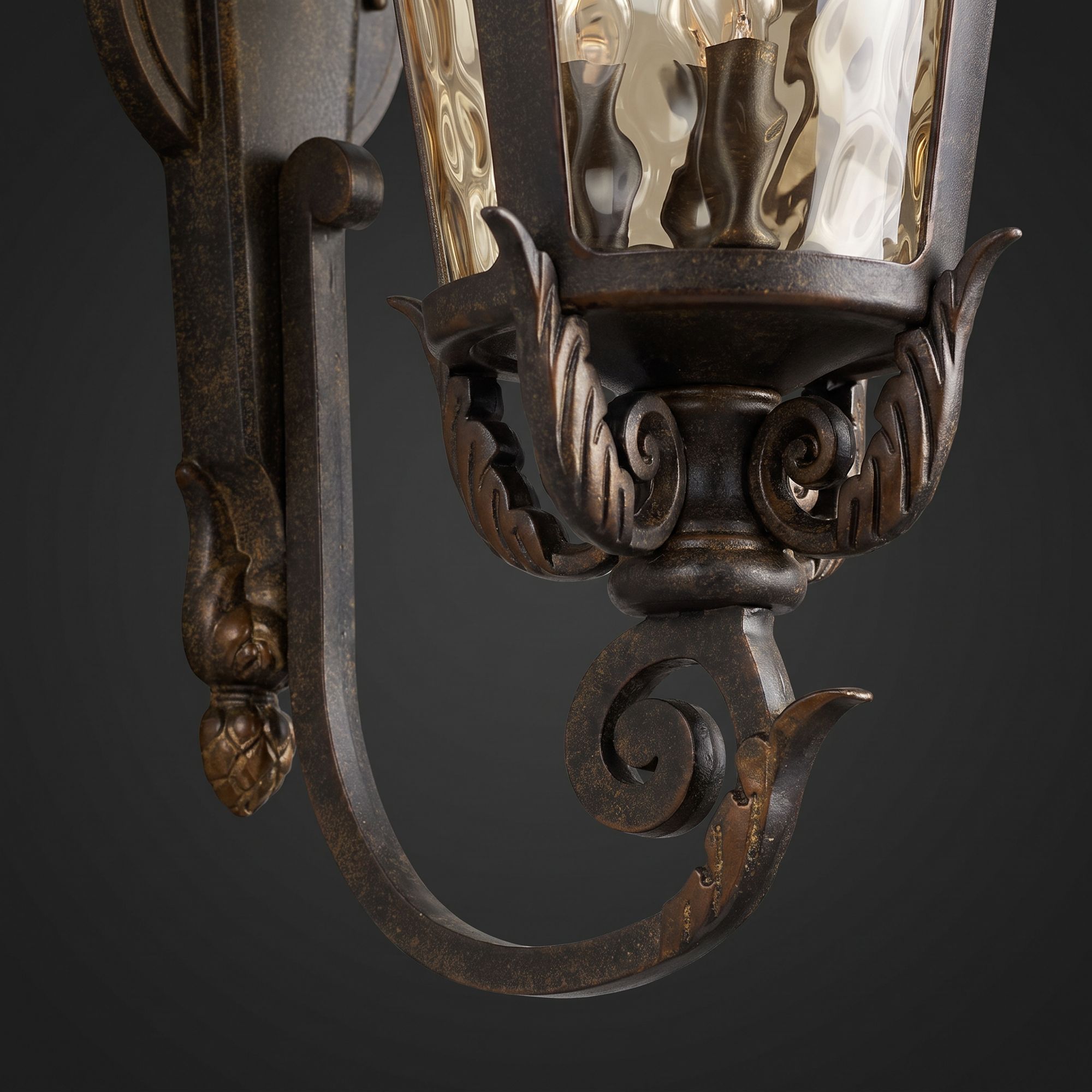 Image 6 Franklin Iron Works Casa Marseille 27 1/2"H Bronze Outdoor Wall Light more views