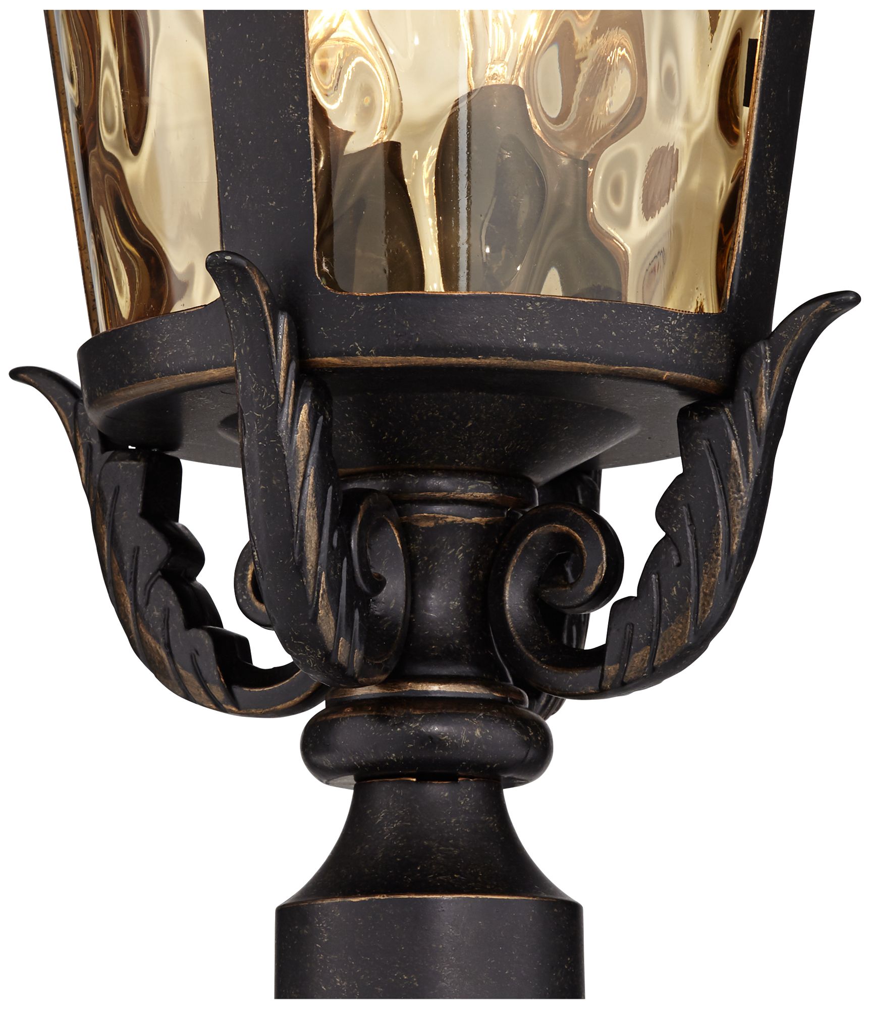 Image 5 Franklin Iron Works Casa Marseille 28" Bronze 4-Lt Outdoor Post Light more views