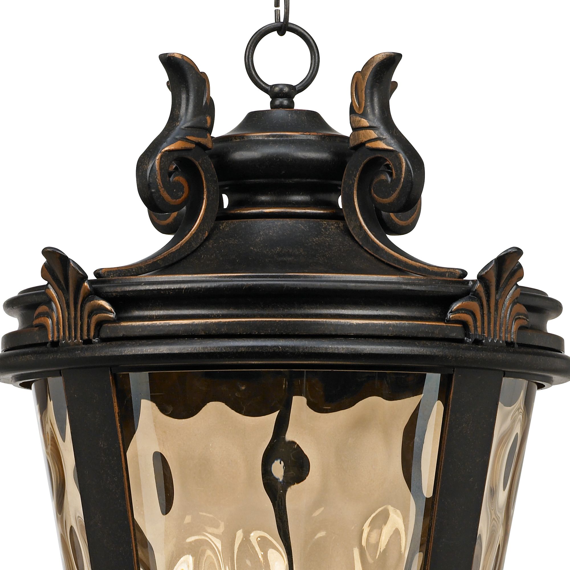 Image 3 Franklin Iron Works Casa Marseille 30"H Bronze Outdoor Hanging Light more views