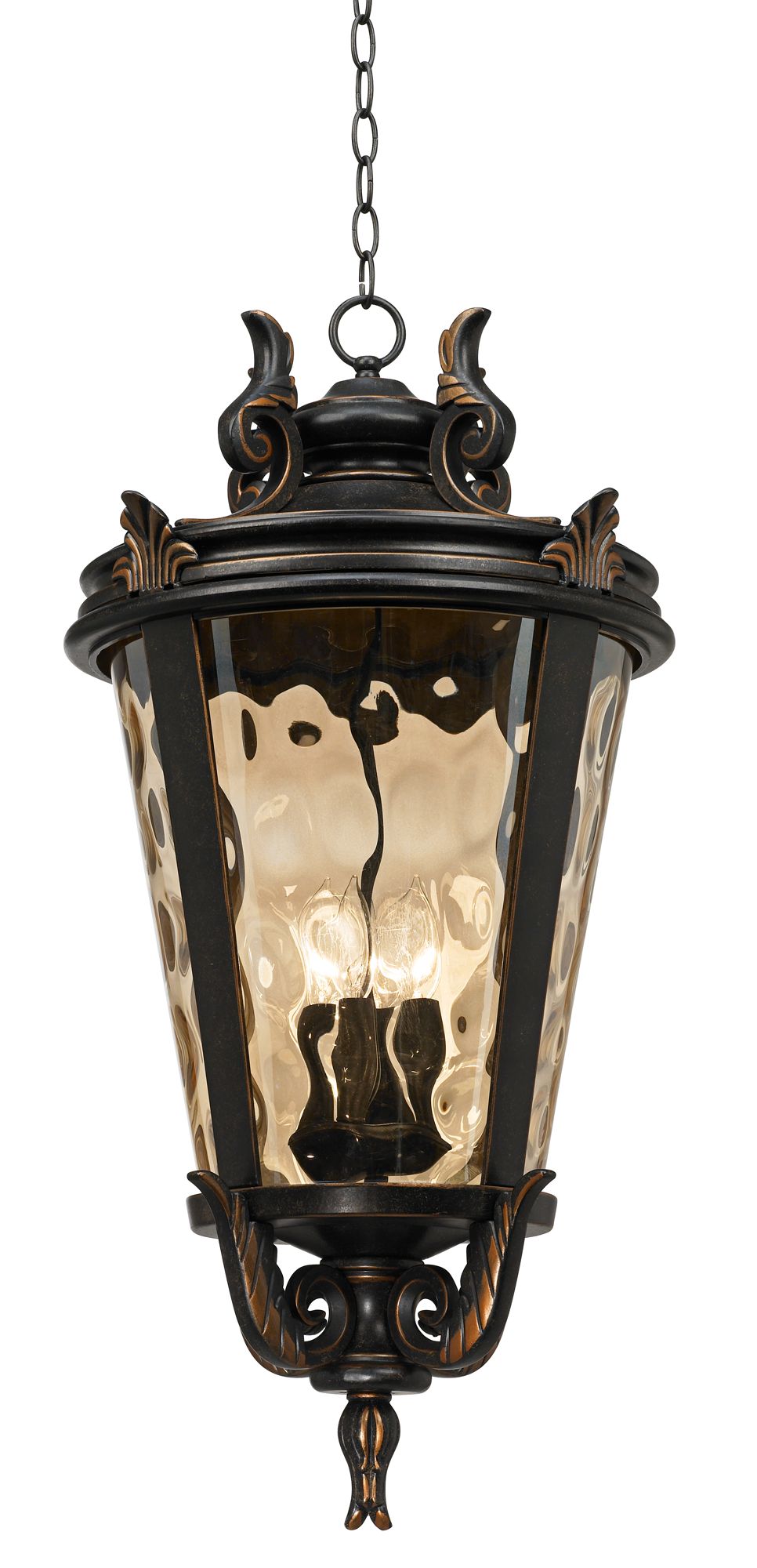 Image 5 Franklin Iron Works Casa Marseille 30"H Bronze Outdoor Hanging Light more views