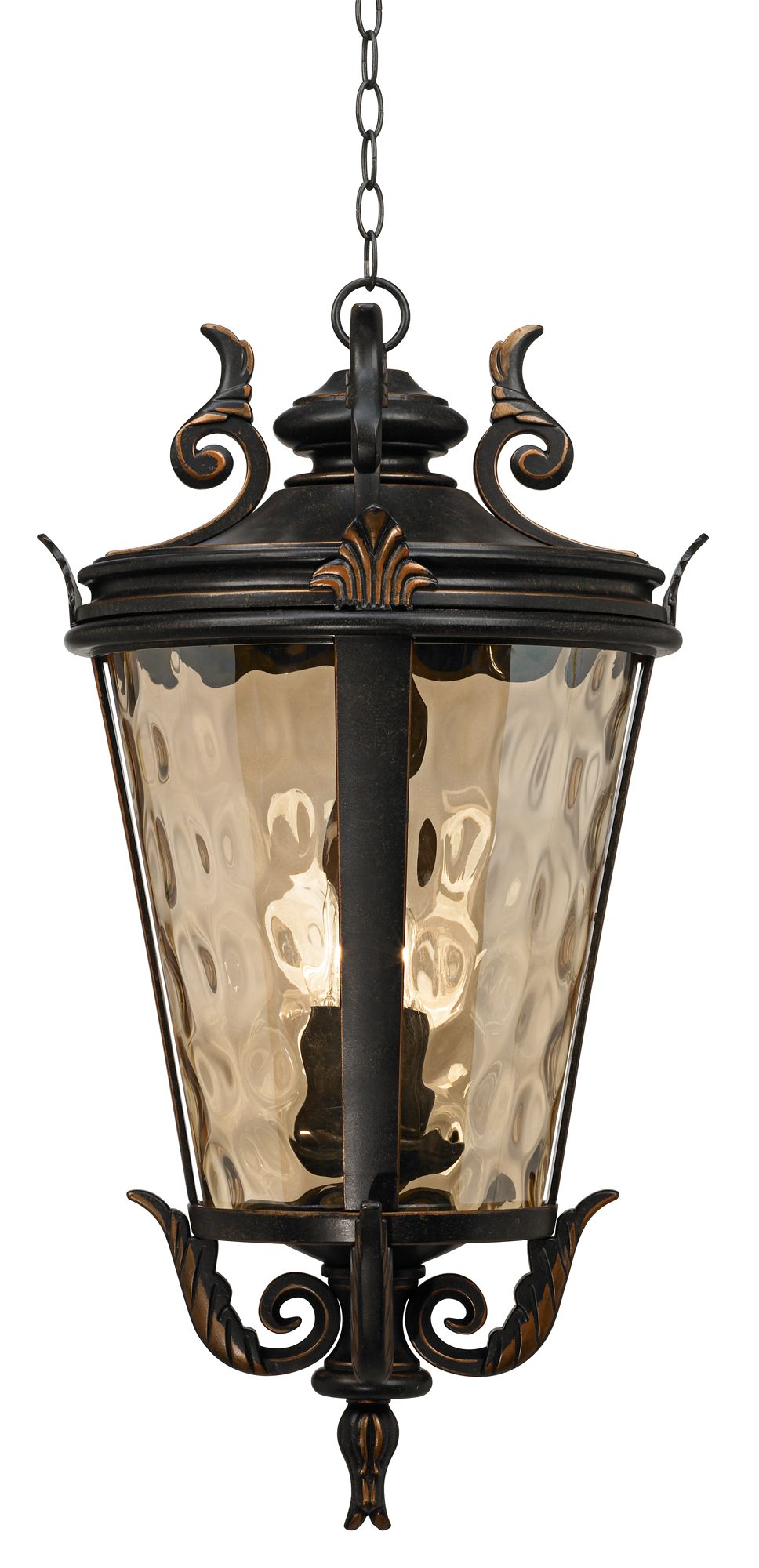 Image 7 Franklin Iron Works Casa Marseille 30"H Bronze Outdoor Hanging Light more views