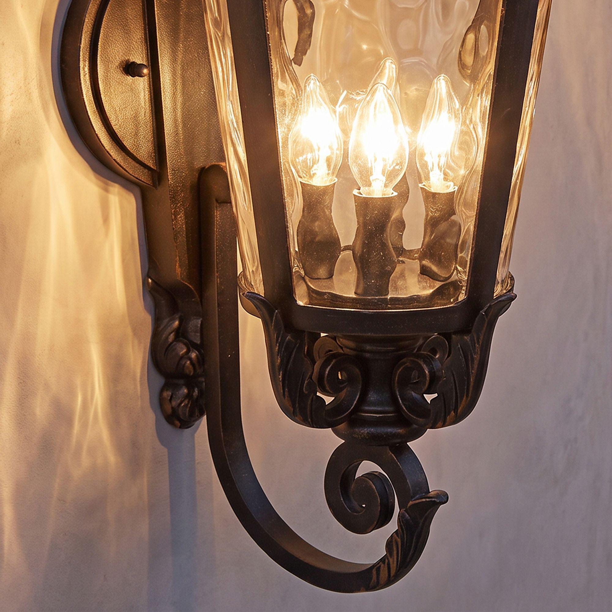 Image 4 Franklin Iron Works Casa Marseille 31" Large Bronze Outdoor Wall Light more views