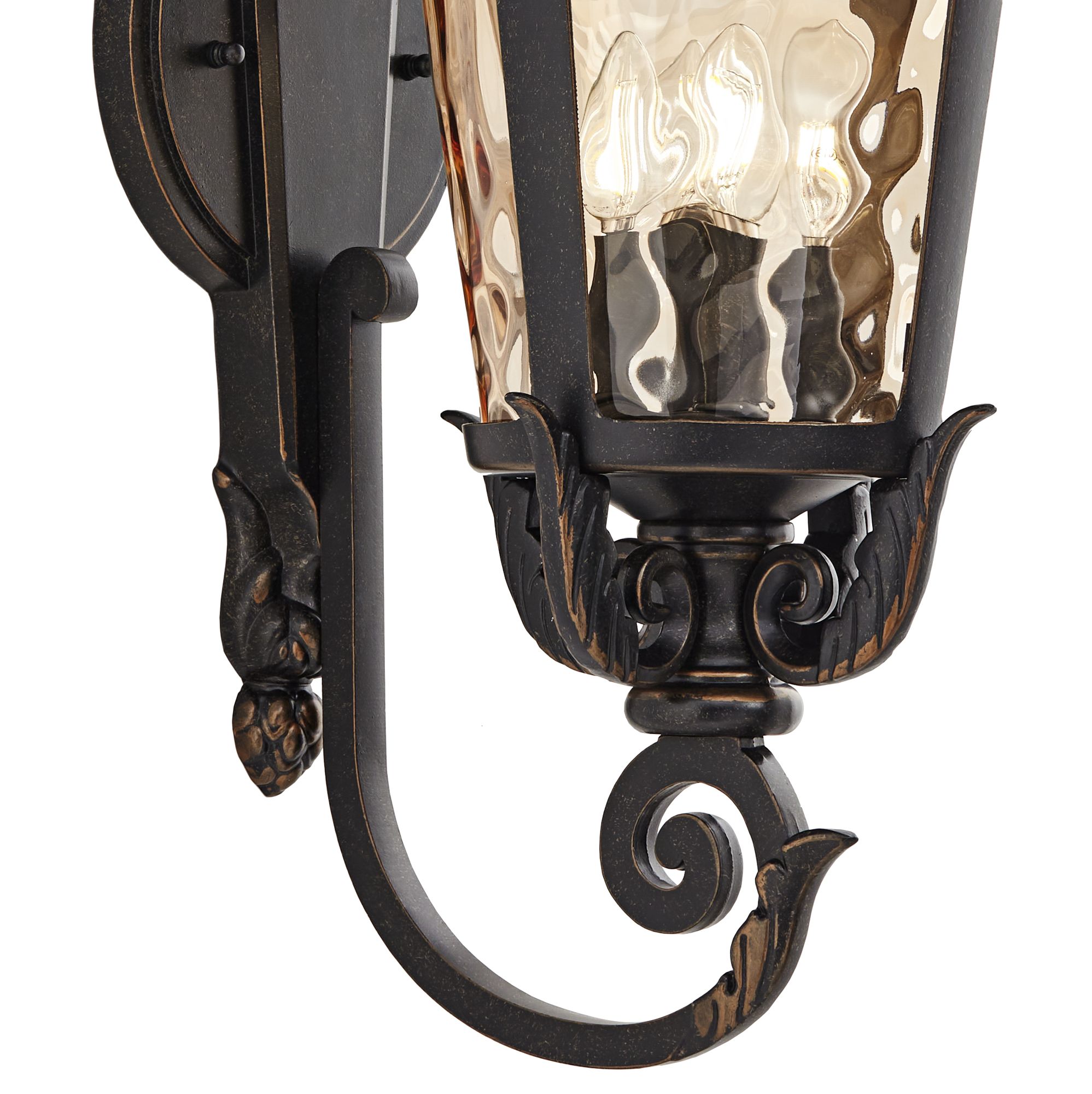 Image 7 Franklin Iron Works Casa Marseille 31" Large Bronze Outdoor Wall Light more views