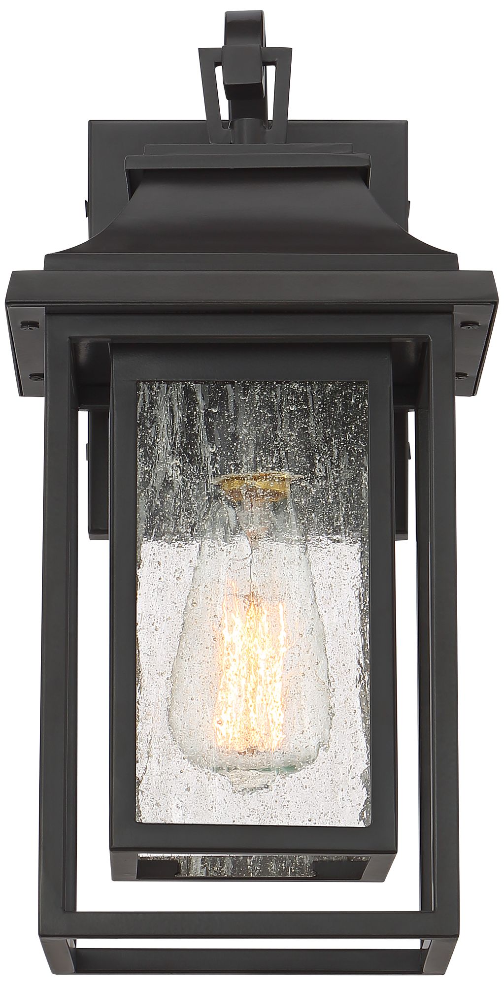 Image 4 Franklin Iron Works Cecile 15" Bronze Box Lantern Outdoor Wall Light more views