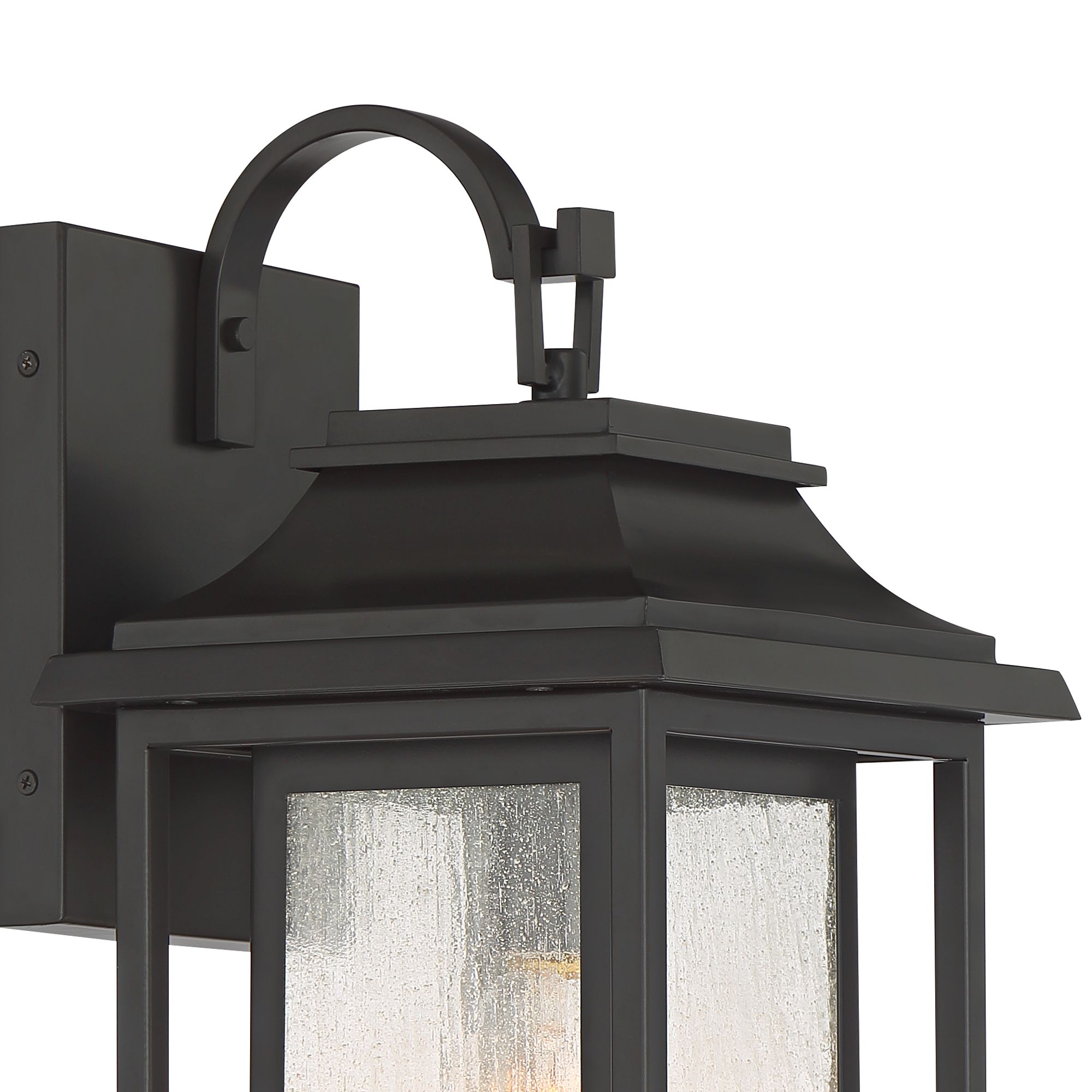 Image 7 Franklin Iron Works Cecile 18 1/4" Bronze Lantern Box Outdoor Wall Lt more views