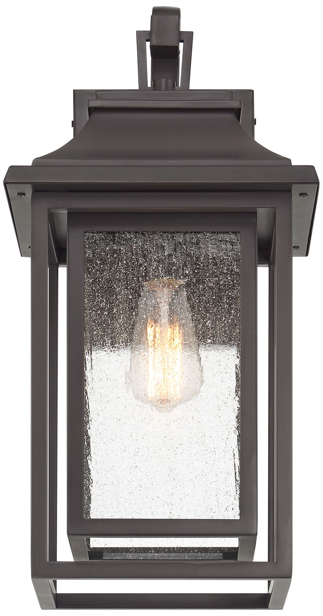 Image 4 Franklin Iron Works Cecile 21" Bronze Box Lantern Outdoor Wall Light more views