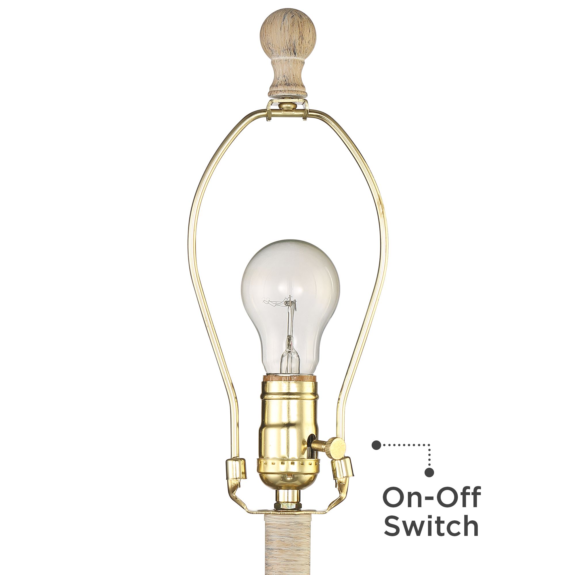 Image 4 Franklin Iron Works Chico 27" Light Beige Modern Rustic Table Lamp more views