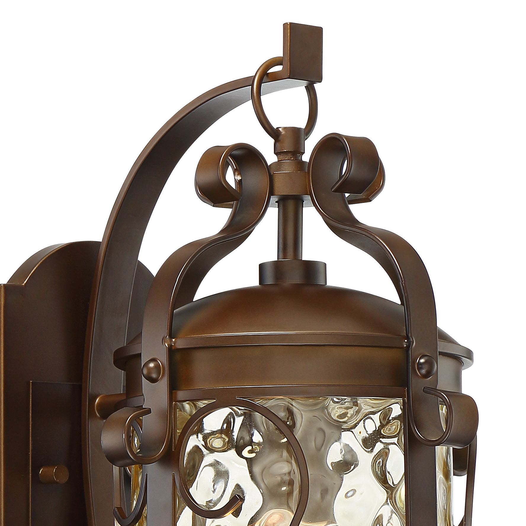 Image 3 Franklin Iron Works Conway 17 1/2" Bronze Scroll Outdoor Wall Light more views