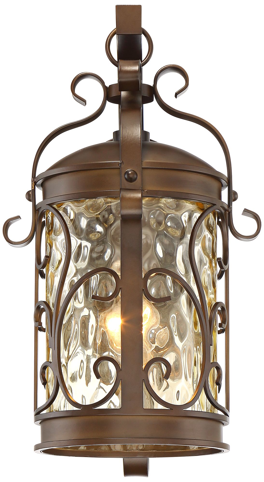 Image 5 Franklin Iron Works Conway 17 1/2" Bronze Scroll Outdoor Wall Light more views