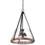3_Franklin Iron Works Dana 19 1/2" Black and Wood 4-Light Ring Pendant