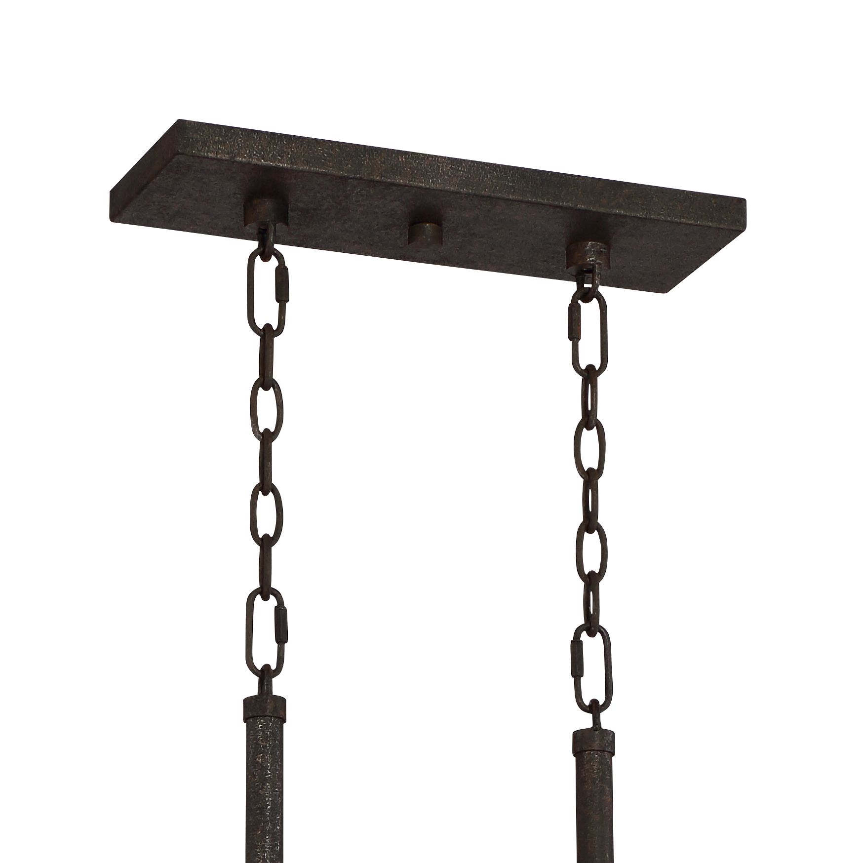 Image 5 Franklin Iron Works Dante 36 1/2"W 4-Light Bronze Pot Rack Chandelier more views