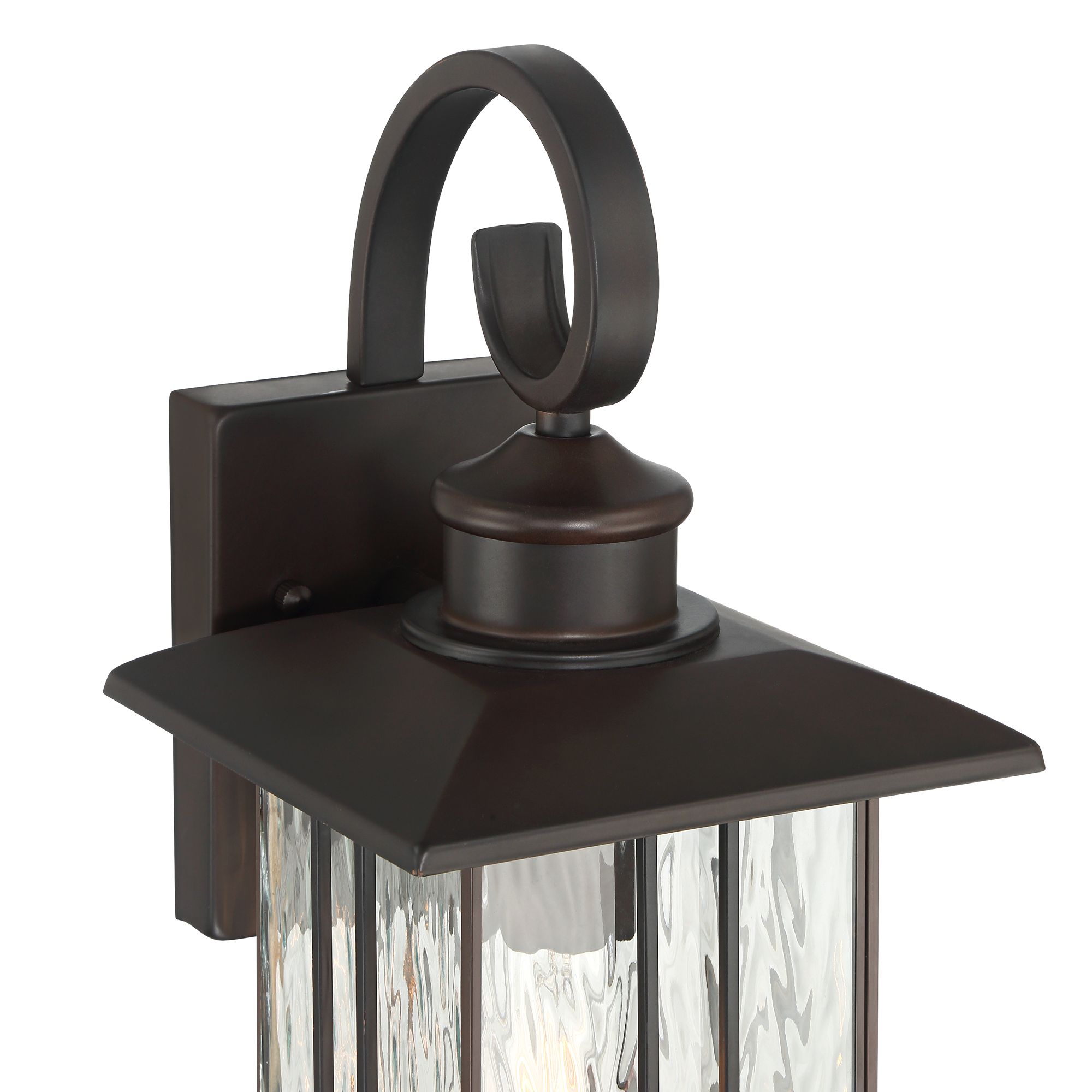 Image 4 Franklin Iron Works Deaver 17" Bronze Lantern Outdoor Wall Light more views