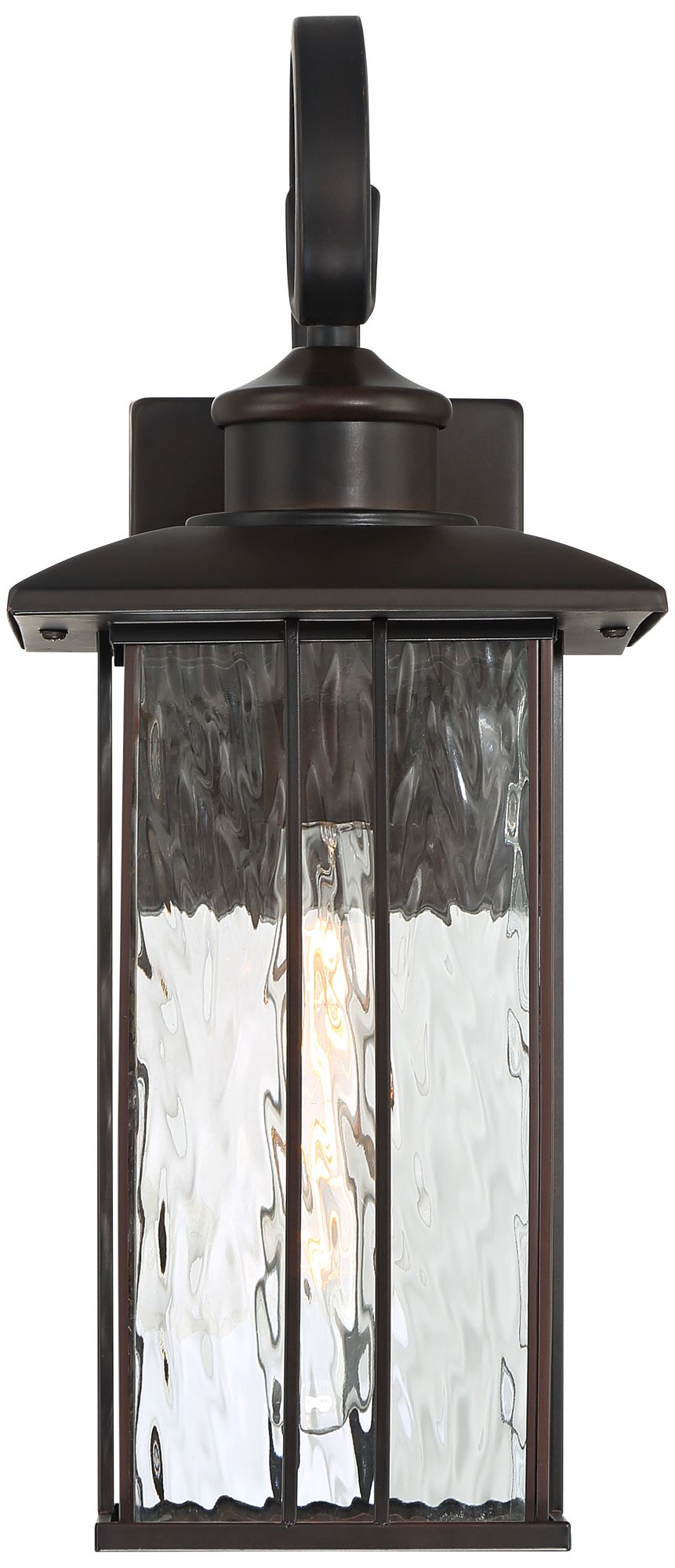 Image 5 Franklin Iron Works Deaver 17" Bronze Lantern Outdoor Wall Light more views