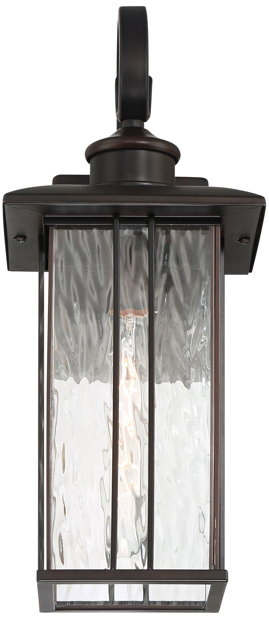 Image 6 Franklin Iron Works Deaver 17" Bronze Lantern Outdoor Wall Light more views
