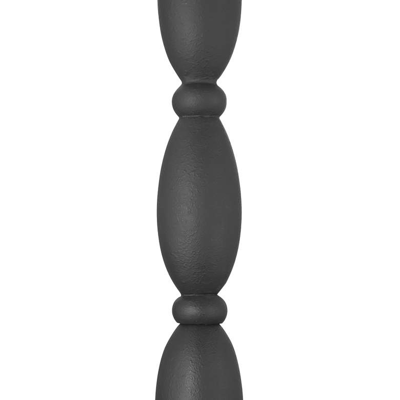 Image 5 Franklin Iron Works Diego 65" Black Turned Column Floor Lamp more views
