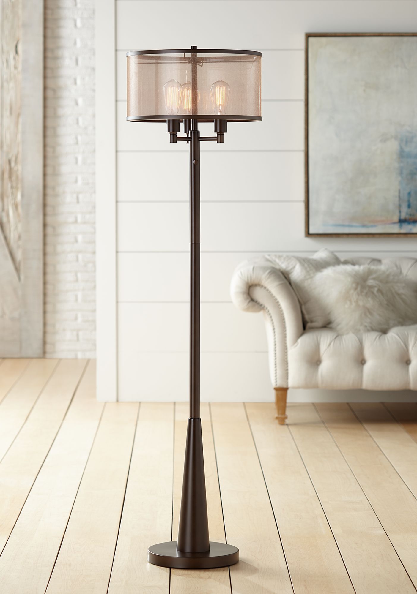 Edison bulb online floor lamp