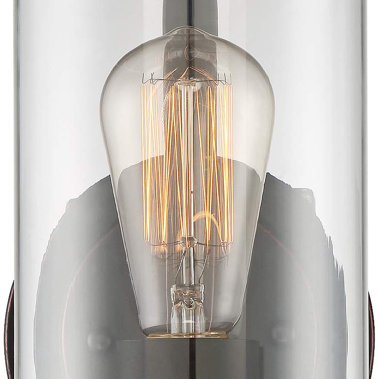 Image 3 Franklin Iron Works Eagleton 12" Oil-Rubbed Bronze LED Wall Sconce more views
