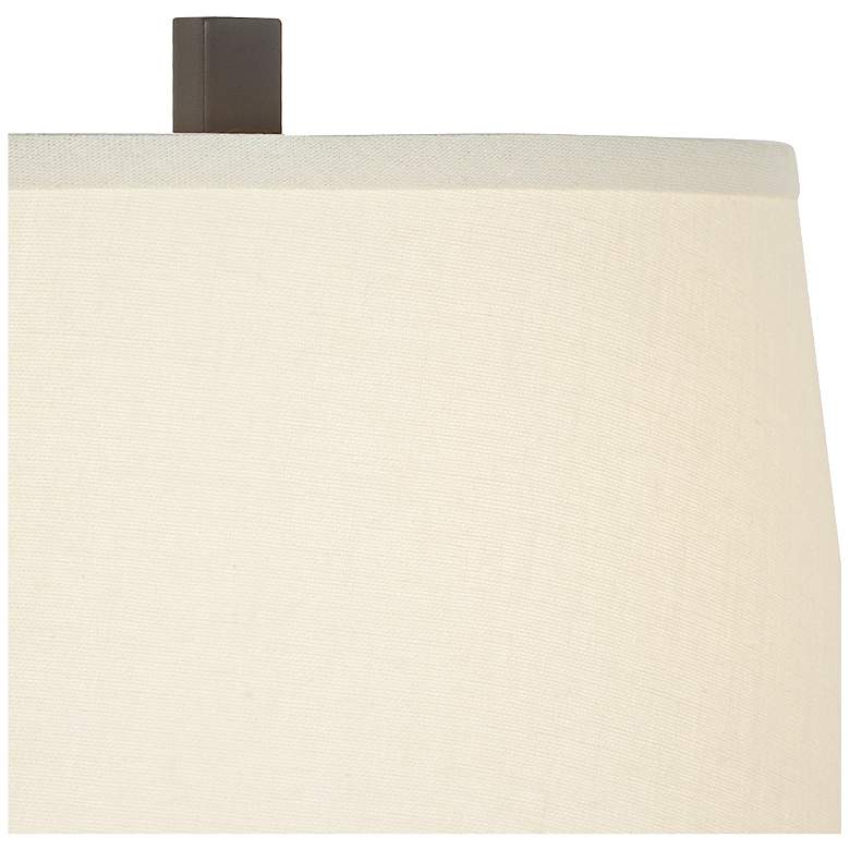 Image 3 Franklin Iron Works Easley 15" Bronze Plug-In Swing Arm Wall Lamp more views