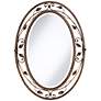Thumbnail2 of Franklin Iron Works Eden Park 34" x 24" Bronze Oval Wall Mirror
