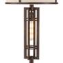 4_Franklin Iron Works Elias 65 1/2 Farmhouse Floor Lamp with Night Light more views