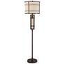 7_Franklin Iron Works Elias 65 1/2 Farmhouse Floor Lamp with Night Light more views