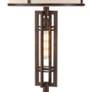 Franklin Iron Works Elias 65 1/2" Bronze LED Night Light Floor Lamp