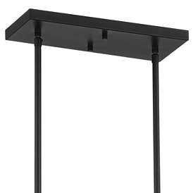 Image4 of Franklin Iron Works Finnegan 36 1/4" Black 16-Light Island Chandelier more views