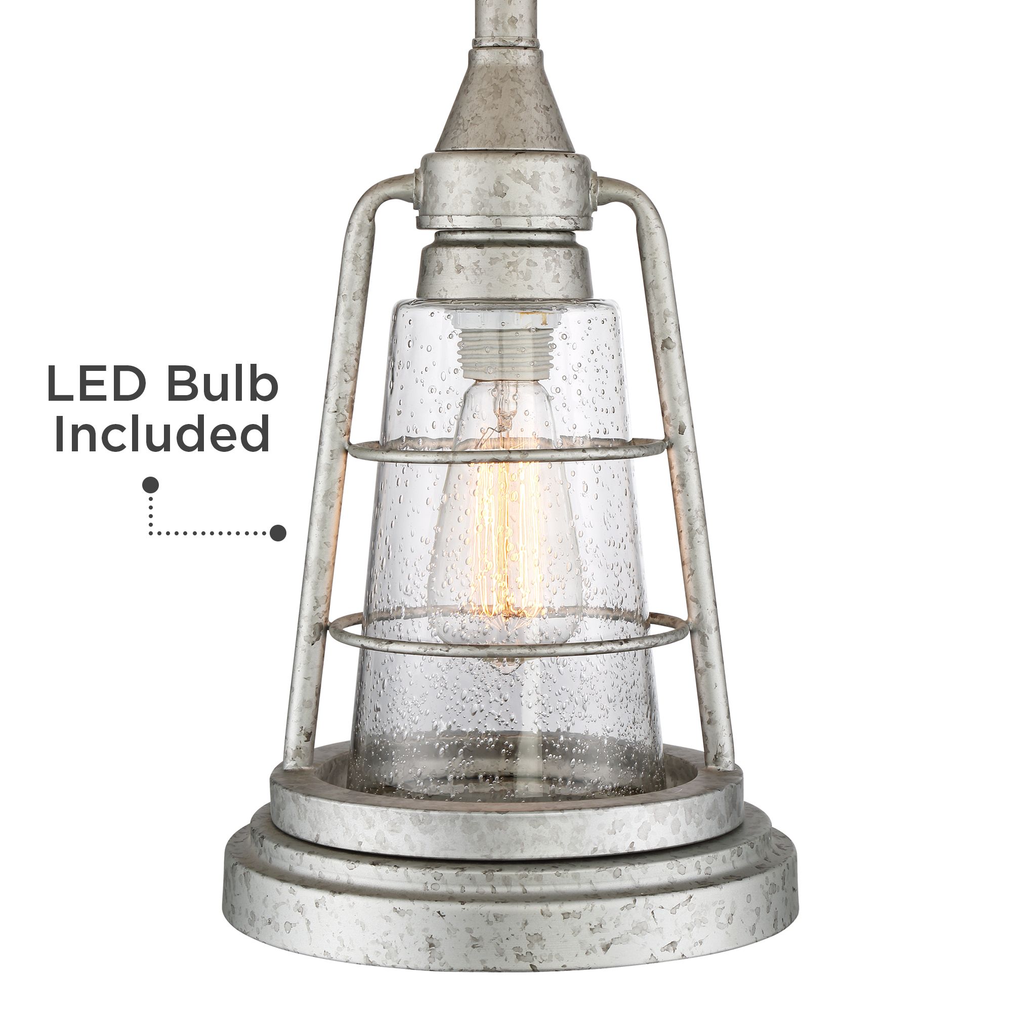 Image 5 Franklin Iron Works Fisher 28 3/4" Metal Night Light Lamp with Dimmer more views