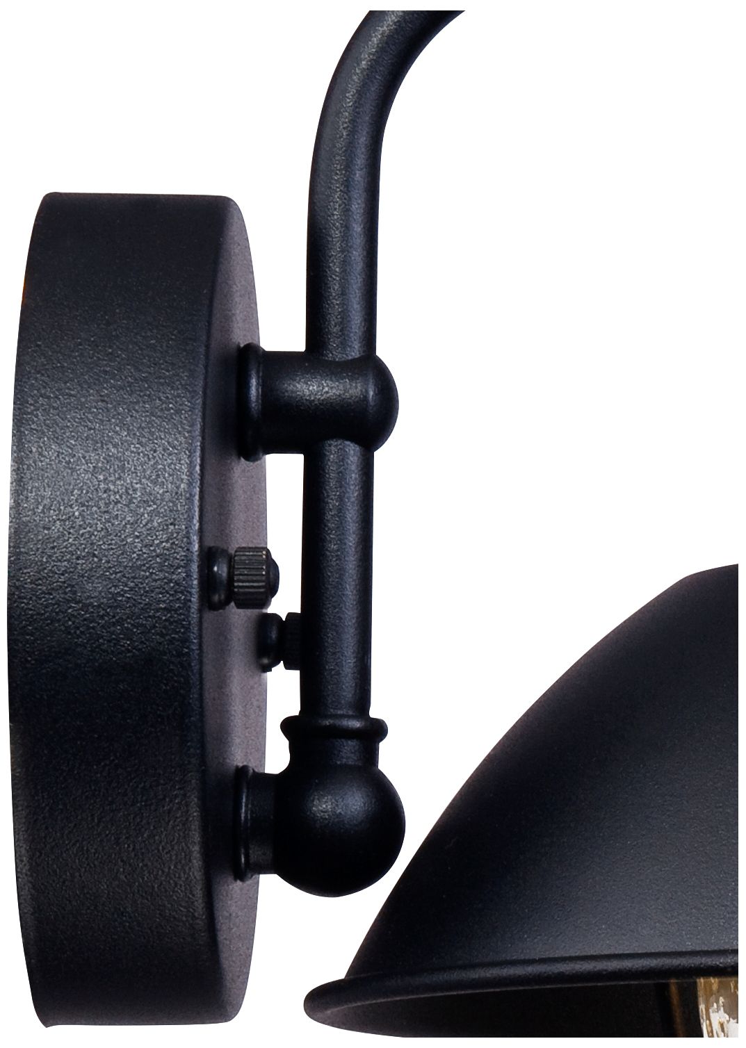 Image 3 Franklin Iron Works Fordham 8" High Black LED Outdoor Wall Light more views
