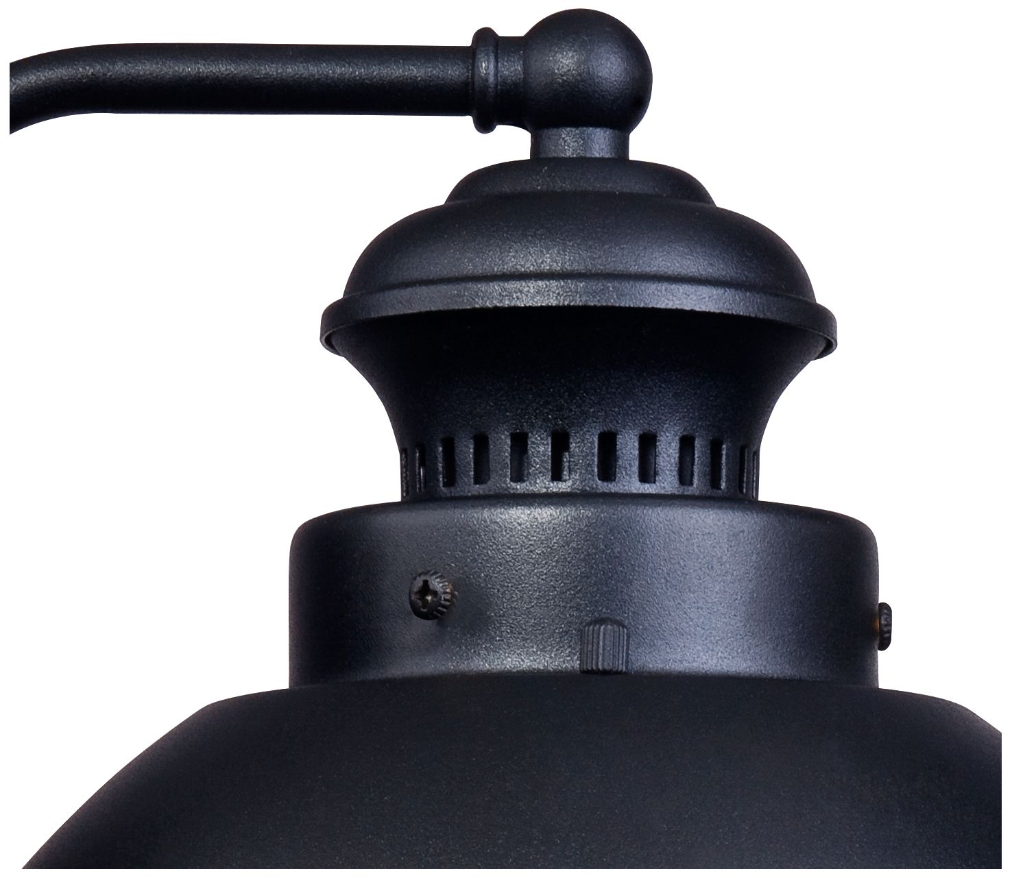 Image 4 Franklin Iron Works Fordham 8" High Black LED Outdoor Wall Light more views