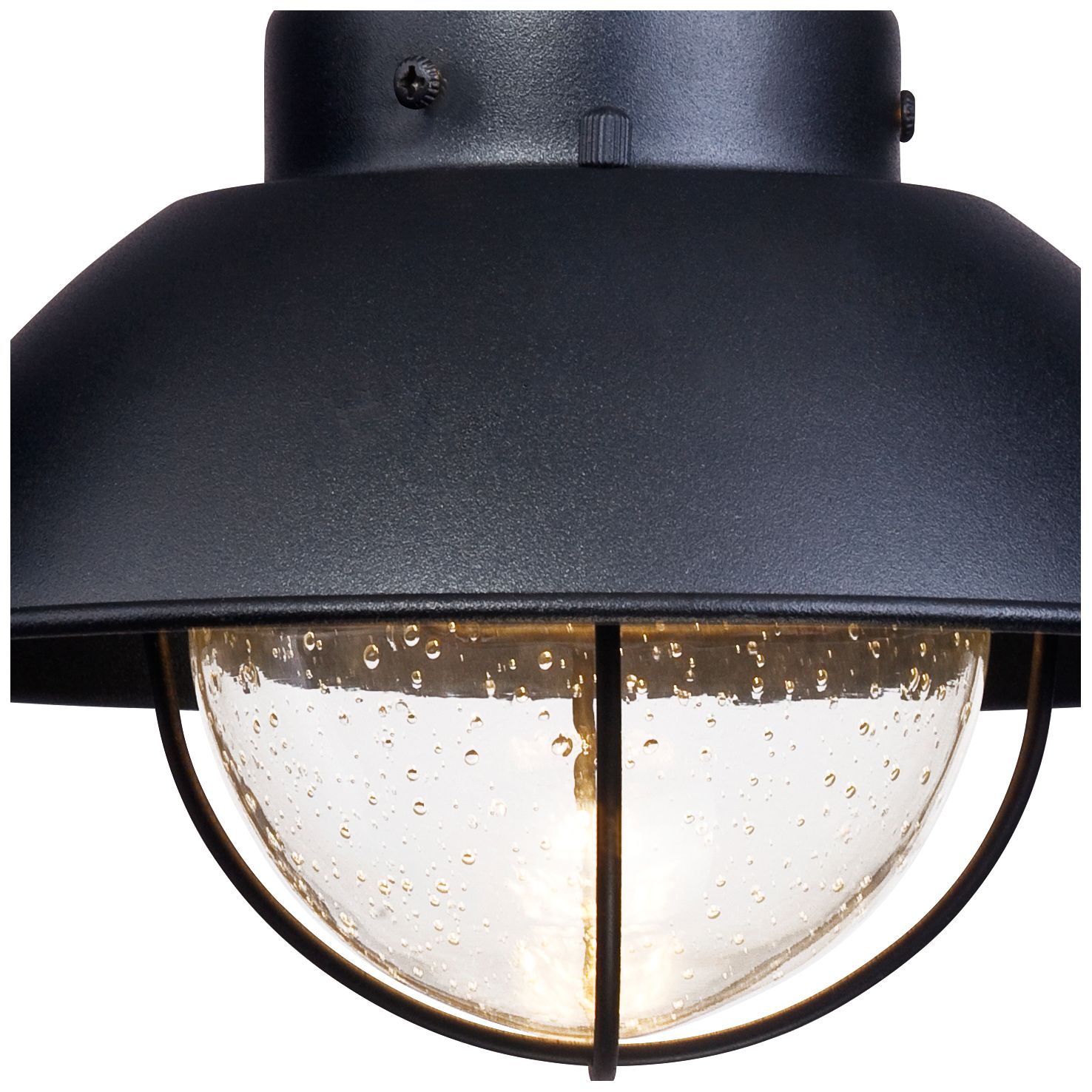 Image 5 Franklin Iron Works Fordham 8" High Black LED Outdoor Wall Light more views