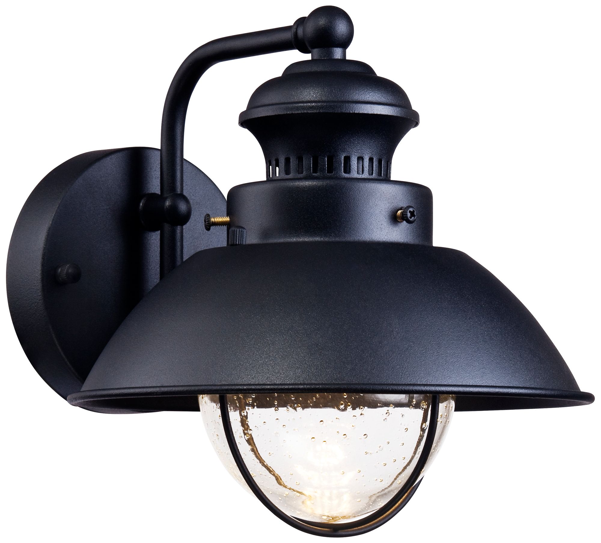 Image 7 Franklin Iron Works Fordham 8" High Black LED Outdoor Wall Light more views
