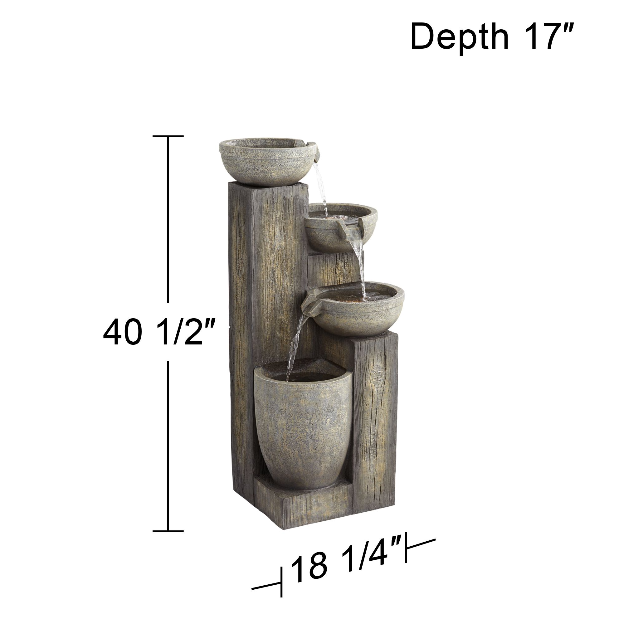 Four Tier Floor Fountain