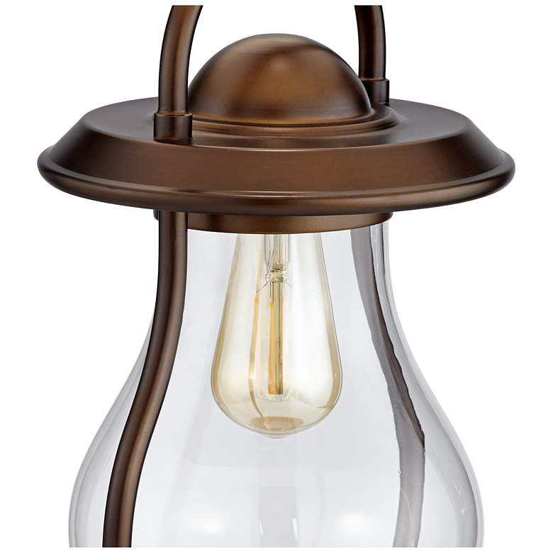 Image 4 Franklin Iron Works Fredrik 27" Bronze Lantern Night Light Table Lamp more views