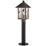 Franklin Iron Works French Garden 33" Path Light with Low Voltage Bulb